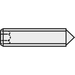 TOOLCRAFT 839845 stavěcí šroub M6 10 mm ocel 20 ks