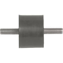 PB Fastener 100730 závitový tlumič vibrací vnější závit M6 Výška 25 mm 1 ks