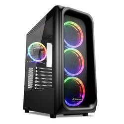 Sharkoon TK5M RGB ATX desktop PC skříň černá