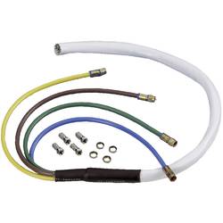 Wittenberg Antennen SAT kabel [4x F zástrčka - 1x F zástrčka] 7.00 m 100 dB bílá
