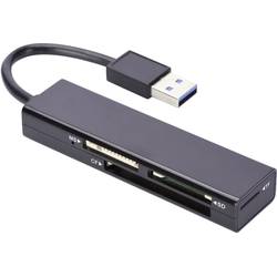 ednet 85240 externí čtečka paměťových karet USB 3.2 Gen 1 (USB 3.0) černá