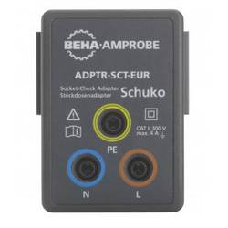 Beha Amprobe ADPTR-SCT-EUR Testovací adaptér zásuvka ADPTR-SCT-EUR, 4854899, pro elektrotechniky, testovací adaptér, 1 ks