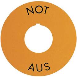 RAFI 5.76 204.101.0400 5.76.204.101/0400 štítek s popisem (Ø) 60 mm nouzové STOP 1 ks