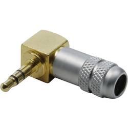 BKL Electronic 1103084 jack konektor 3.5 mm zástrčka, zahnutá Pólů: 3 stereo zlatá 1 ks