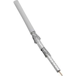 BKL Electronic 0806011 koaxiální kabel vnější Ø: 8.50 mm 75 Ω 120 dB bílá metrové zboží