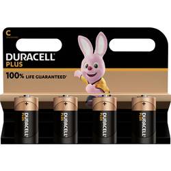 Duracell Plus-C K4 baterie malé mono C alkalicko-manganová 1.5 V 4 ks