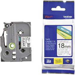 páska do štítkovače Brother TZe, TZ TZe-141 plast Barva pásky: transparentní Barva písma:černá 18 mm 8 m
