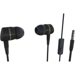 Vivanco SMARTSOUND BLACK špuntová sluchátka kabelová černá