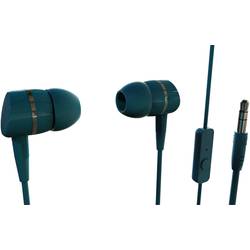 Vivanco SMARTSOUND PETROL špuntová sluchátka kabelová petrolejová