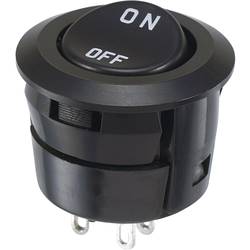 Miyama DS-059S-ON kolébkový spínač 250 V/AC 3 A 2x vyp/zap s aretací 1 ks