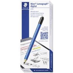 Staedtler Mars® Lumograph® digital jumbo digitální pero s psacím hrotem, citlivým vůči tlaku, s přesným psacím hrotem, tlačítko gumování modrá