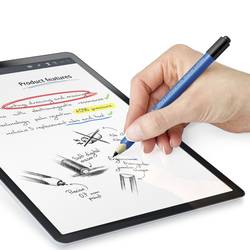 Staedtler Mars® Lumograph® digital jumbo digitální pero s psacím hrotem, citlivým vůči tlaku, s přesným psacím hrotem, tlačítko gumování modrá