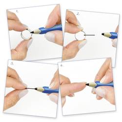 Staedtler Mars® Lumograph® digital jumbo digitální pero s psacím hrotem, citlivým vůči tlaku, s přesným psacím hrotem, tlačítko gumování modrá