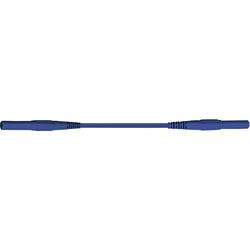 Stäubli XMF-419 bezpečnostní měřicí kabely [lamelová zástrčka 4 mm - lamelová zástrčka 4 mm] 2.00 m, modrá, 1 ks