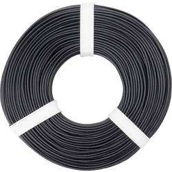 Donau Elektronik 125-051 lanko/ licna, 1 x 0.25 mm², černá, 50 m