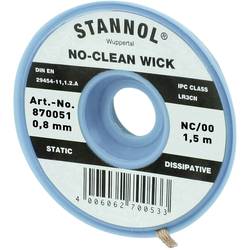 Stannol NC/OO odpájecí lanko Délka 1.5 m Šířka 0.8 mm