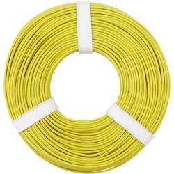 Donau Elektronik 125-053 lanko/ licna, 1 x 0.25 mm², žlutá, 50 m
