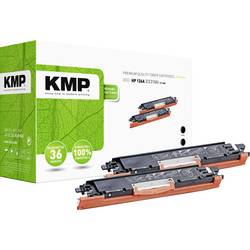 KMP H-T148D kazeta s tonerem Dual náhradní HP 126A, CE310A černá 2400 Seiten kompatibilní sada 2 ks. toneru