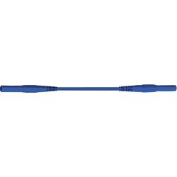 Stäubli XMS-419 bezpečnostní měřicí kabely [lamelová zástrčka 4 mm - lamelová zástrčka 4 mm] 1.00 m, modrá, 1 ks
