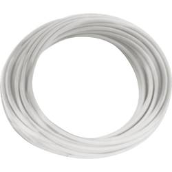 BKL Electronic 1502019/5 lanko/ licna, H05V-K, 1 x 0.75 mm², bílá, 5 m