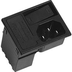 K & B 42R3731404150 IEC zástrčka C13/C14 42R zástrčka, vestavná rovná Počet kontaktů: 2 + PE 10 A černá 1 ks