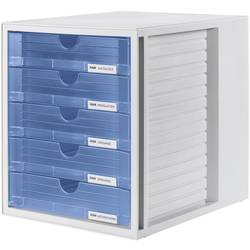 HAN Systembox 1450-64 box se zásuvkami šedá DIN A4 Počet zásuvek: 5