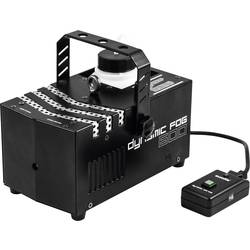 Eurolite DYNAMIC FOG 600 výrobník mlhy včetně upevňovacího třmenu, včetně dálkového kabelového ovládání, se světelným efektem