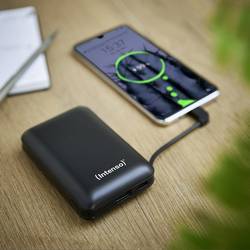 Intenso XC10000 powerbanka Li-Pol, 10000 mAh, USB-A, USB-C®, černá, Indikátor stavu