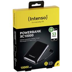 Intenso XC10000 powerbanka Li-Pol, 10000 mAh, USB-A, USB-C®, černá, Indikátor stavu