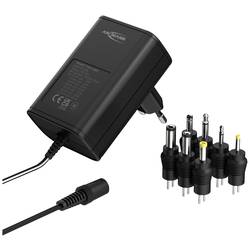 Ansmann 1201-0023 zásuvkový napájecí adaptér, nastavitelný, 12 V/DC, 9 V/DC, 7.5 V/DC, 6 V, 4.5 V/DC, 3 V, 1000 mA, 12 W
