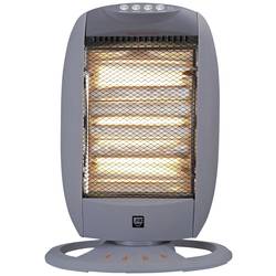 SHX SHX24HS1200 halogenové topení, 30 m², stříbrná, černá