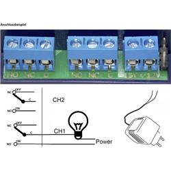TowiTek systém pro bezdrátový přenos včetně příručního vysílače Max. dosah: 50 m 12 V/DC