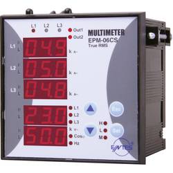 ENTES EPM-06CS-96 digitální panelový měřič Napětí, proud, frekvence, provozní čas, celkový čas