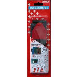 FASTECH® 911-330C pásek se suchým zipem s páskem háčková a flaušová část (d x š) 1060 mm x 50 mm černá, červená 1 ks