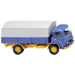Wiking 0411 02 H0 model nákladního vozidla MAN Nákladní vozidlo MAN 415, modrá/melónově žlutá