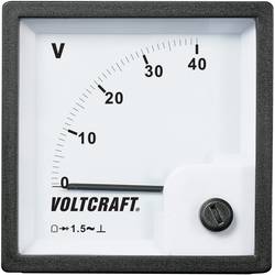 Analogové panelové měřidlo VOLTCRAFT AM-72x72/40V 40 V