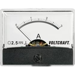 Analogové panelové měřidlo VOLTCRAFT AM-60X46/3A/DC 3 A