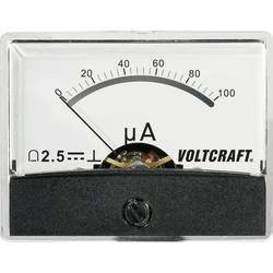 Analogové panelové měřidlo VOLTCRAFT AM-60X46/100µA/DC 100 µA