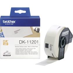 Brother DK-11201 etikety v roli 29 x 90 mm papír bílá 400 ks trvalé DK11201 Adresní nálepky