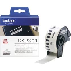 Brother DK-22211 etikety v roli 29 mm x 15.24 m fólie bílá 1 ks trvalé DK22211 univerzální etikety