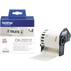 Brother DK-22212 etikety v roli 62 mm x 15.24 m fólie bílá 1 ks trvalé DK22212 univerzální etikety