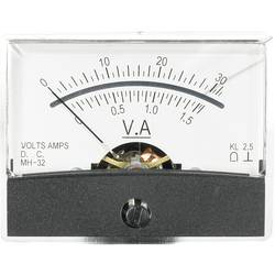 Analogové panelové měřidlo VOLTCRAFT AM-60X46/30V/1,5A/DC 30 V/1.5 A