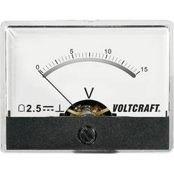 Analogové panelové měřidlo VOLTCRAFT AM-60X46/15V/DC 15 V