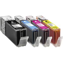 Basetech Ink náhradní Canon PGI-550PGBK XL, CLI-551C XL, CLI-551M XL, CLI551Y XL kompatibilní kombinované balení černá, azurová, purppurová, žlutá BTC89