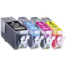 Basetech Ink náhradní Canon PGI-525PGBK, CLI-526C, CLI-526M, CLI-526Y kompatibilní kombinované balení černá, azurová, purppurová, žlutá BTC81 1513,0050-126