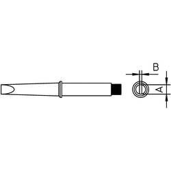 Weller 4CT5C6-1 pájecí hrot dlátový, rovný Velikost hrotů 3.2 mm Obsahuje 1 ks