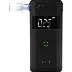 ACE A alkohol tester černá 0 do 4 ‰ různé jednotky, alarm, vč. displeje, funkce odpočítávání