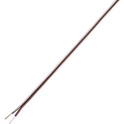 TRU COMPONENTS TC-7815664 reproduktorový kabel 2 x 0.34 mm² hnědá 25 m