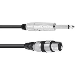 Omnitronic 30225170 XLR kabelový adaptér [1x XLR zásuvka 3pólová - 1x jack zástrčka 6,3 mm (mono)] 5.00 m černá