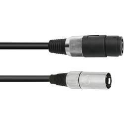 Omnitronic 30225590 XLR kabelový adaptér [1x reproduktorová spojka - 1x XLR zástrčka 3pólová] 1.00 m černá